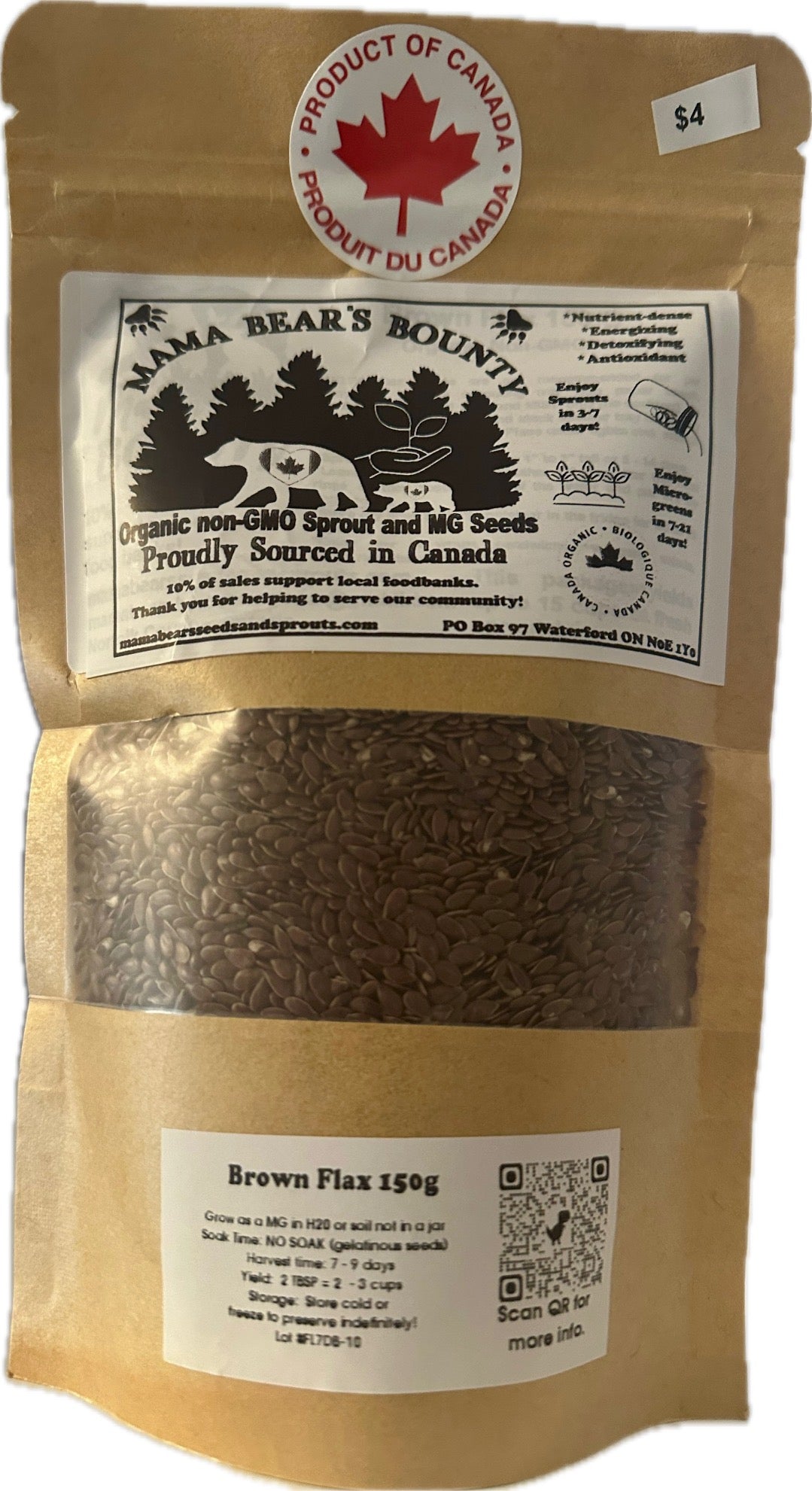 Flax, Brown 150 G/300 G