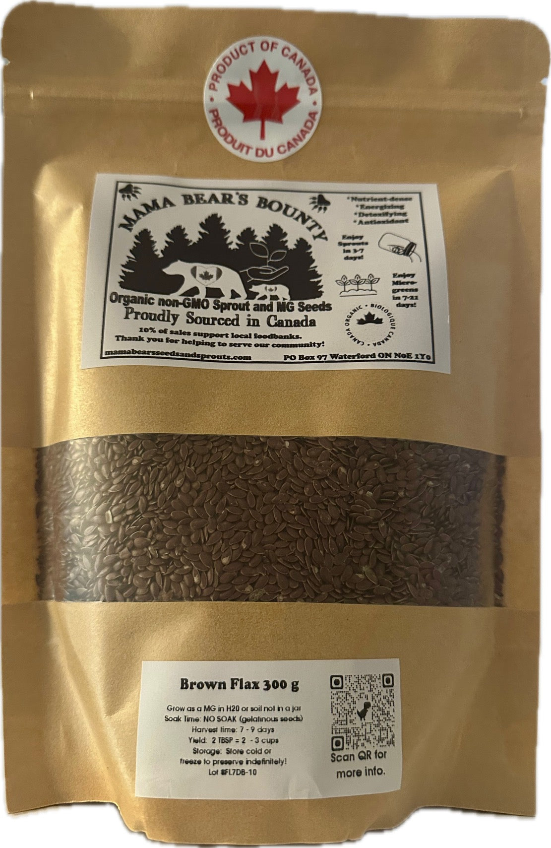 Flax, Brown 150 G/300 G