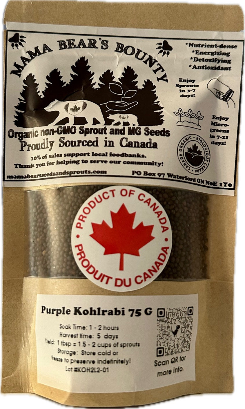 Kohlrabi, Purple 75 G
