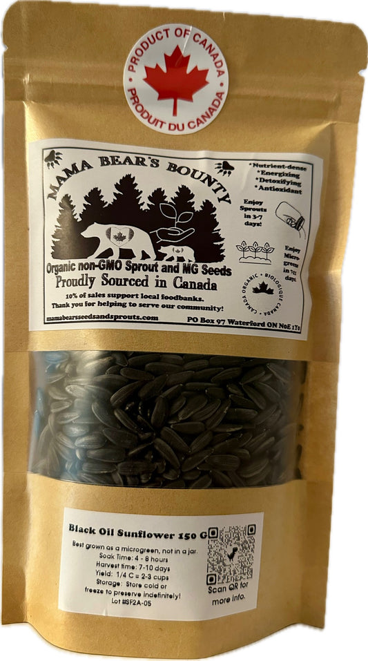 Sunflower, Black Oil 150 G