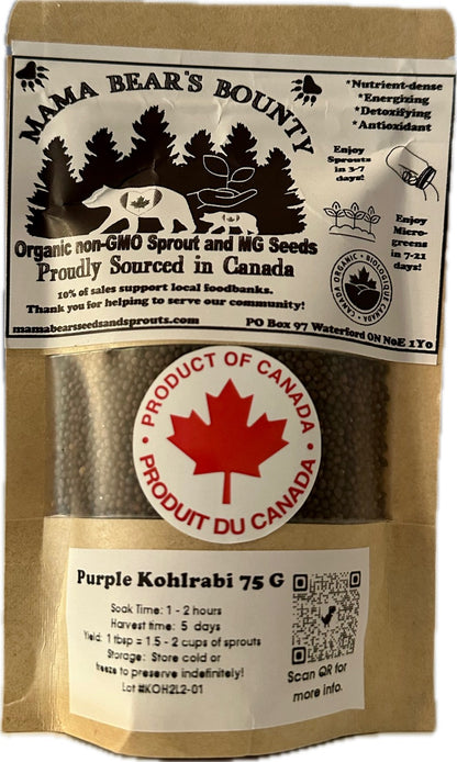 Kohlrabi, Purple 75 G